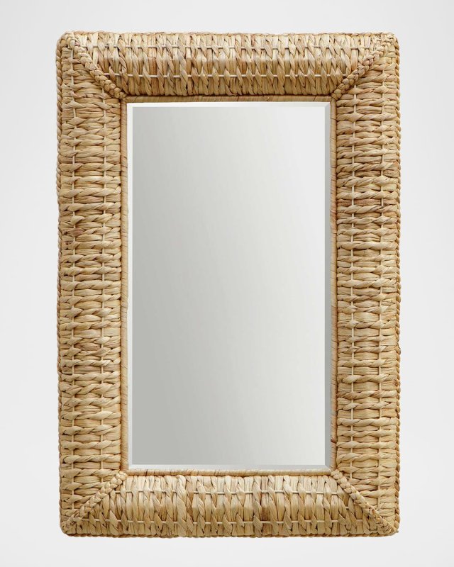 Twisted Seagrass 36" Wall Mirror
